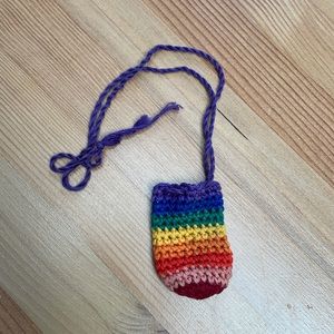 ⭐️4 for $16⭐️ Vintage 90s Rainbow Crystal Pouch